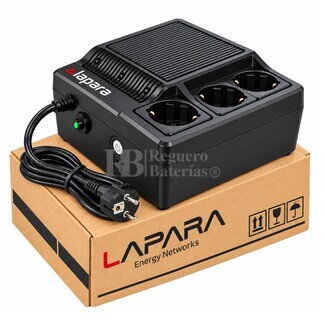 SAI 600VA 300W Offline | Lapara LA-SCD-600 3 tomas Schuko